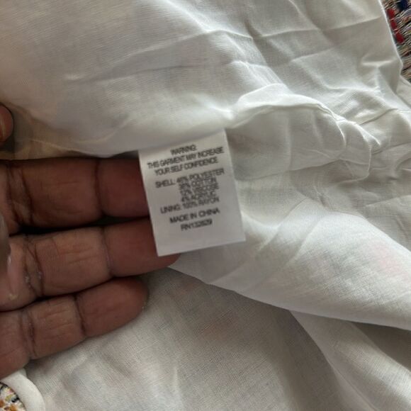 Revolve Song of Style “Elma” Rainbow Jacket L - Picture 7 of 10